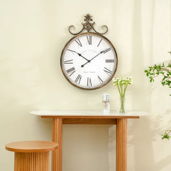 Beshore Decorative Metal Wall Clock